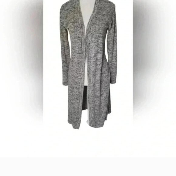 Anthropologie Heather Gray Long Cardigan - Picture 1 of 5